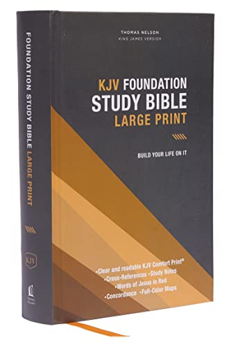KJV, Large Print Foundation Study Bible
